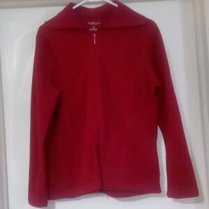 NWOT Women's Van Heusen double Zipper-up sweatshirt. Medium.